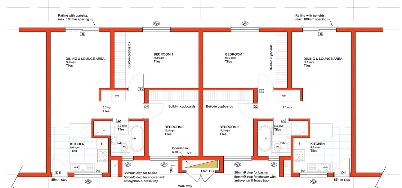 Two Bedroomed Unit Two Bedroomed Unit